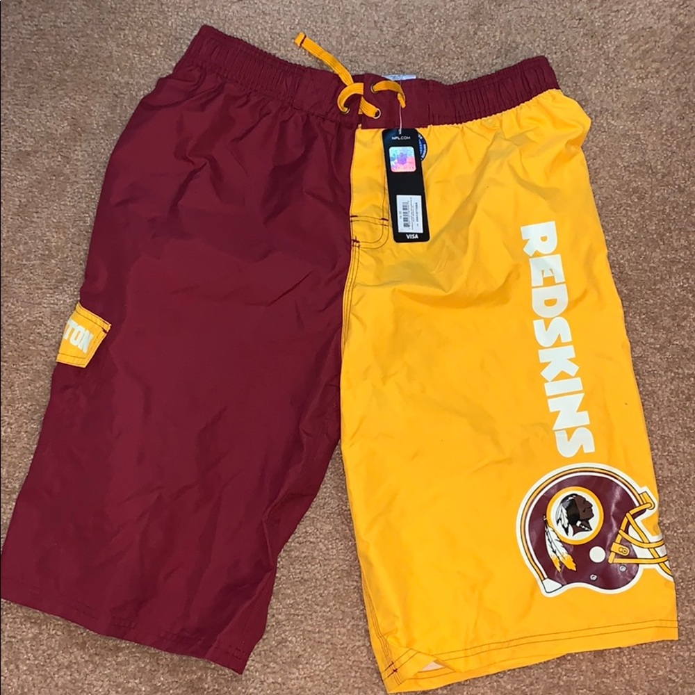 Boys Washington Redskins bathing suit